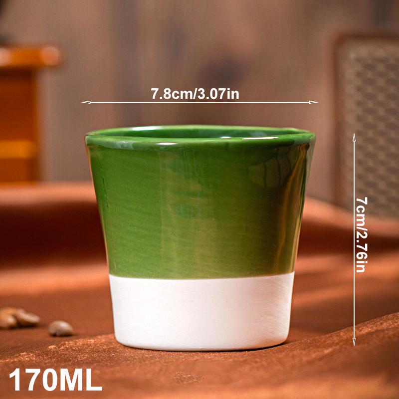 1PC Teetasse Handgehaltene Keramik Espressotasse Tasse Nachmittagsteetasse Tasse Japanische Kaffeetasse Handgefertigt 115ml/170ml/270ml
