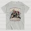 250 Years America Anniversary George Washington & Lincoln Playing Guitar Funny 4th of July Cotton Casual Cool Loose T-Shirt