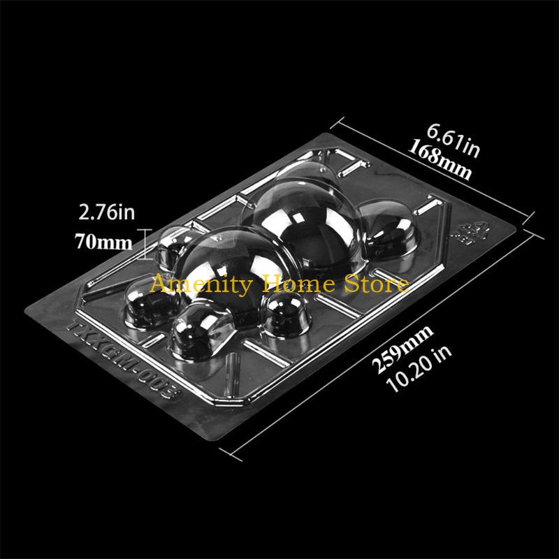 

F26C 3pcs 3D Bear Chocolate Mold Plastic Mousse Cake Molds DIY Decorating Tools Non Stick Baking Accessories Kitchen Bakeware China Mainland