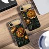 Prosperous Golden Peony For IPhone 17Pro Max 16 17 Pro 15 Pro 14 13 Plus 12 Mini 11Pro Max XR 16E 17 Air Golden glass phone case