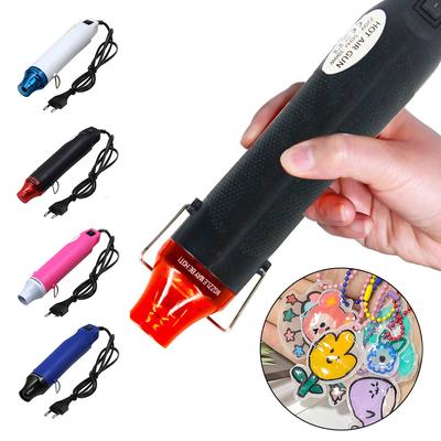 220/110V horkovzdušná pistole pro domácí kutily Tepelné elektrické elektrické nářadí Mini 300W Teplota pájení Crafts Flower s podpůrným smršťovacím sedlem