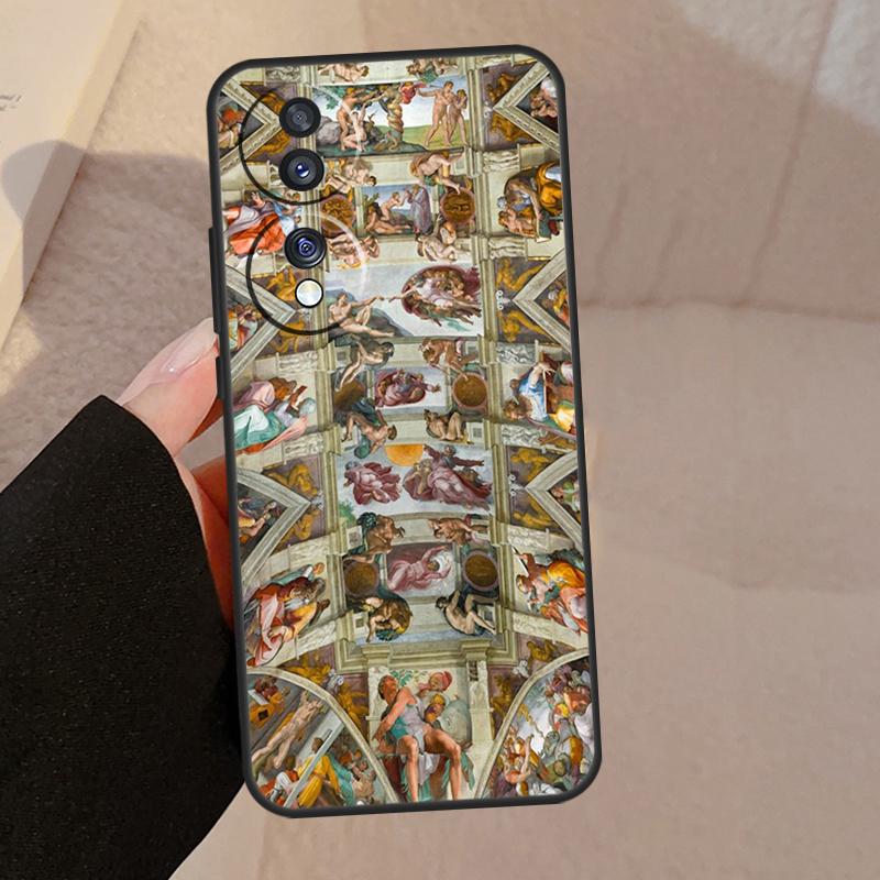 Michelangelo Art For Honor Magic V5 5 6 7 Pro Case For Honor X9a X9b X9c X8a X8b 50 70 90 200 400 Lite Cover