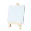 10Pcs Mini Easel Stand 5.9in High 3.1in Wide Adjustable Slope Mini Wood Display Easel with Frame for Oil Painting DIY