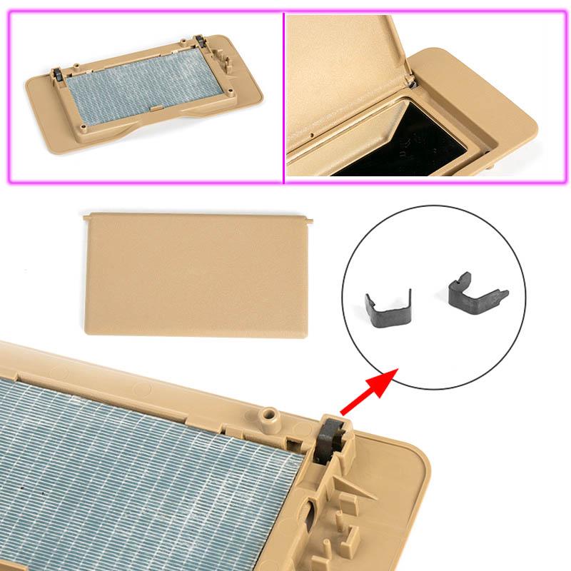 For Mercedes Benz C-Class W203 Sun Visor Shade Mirror Cover Interior Makeup Mirror Cosmetic Mirror Cover Black Beige