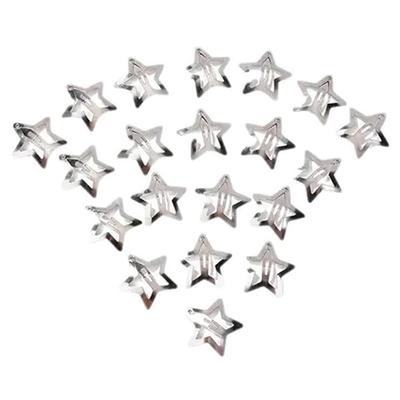 20/50/100PCS Hair Accessories Set Sliver Star Alloy Hairpins For Women Girls Sweet Hair Ornament Hair Clips Barrettes Hairgrips