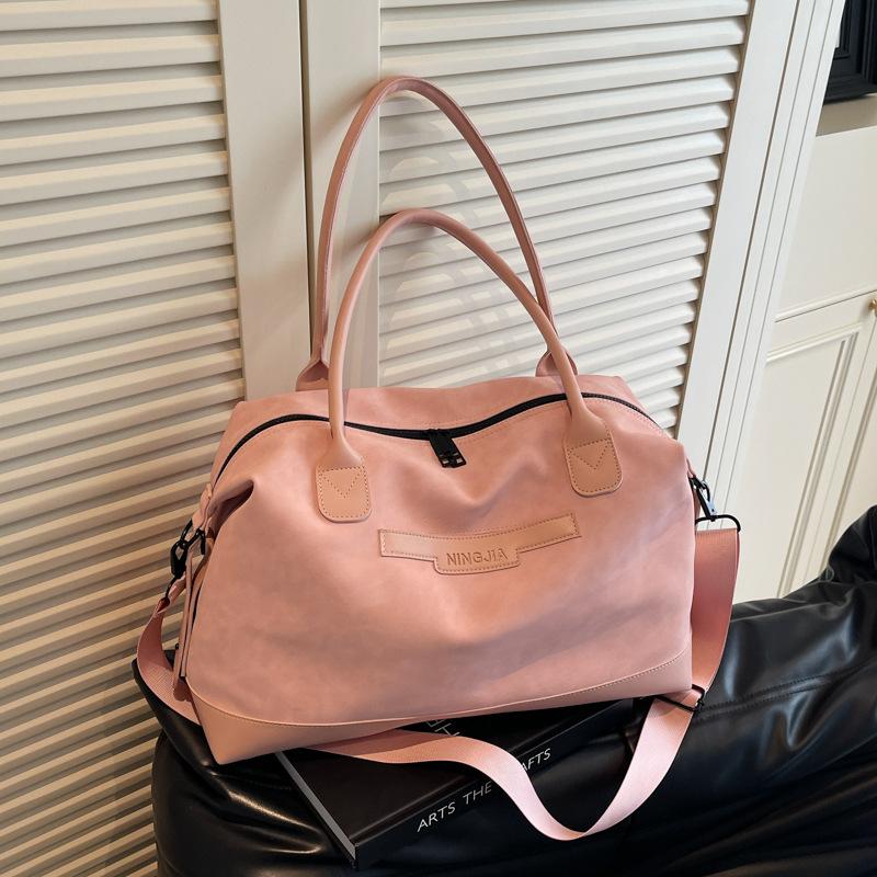 Travel bag Large capacity handbag Outdoor sports fitness bag Women's short-distance travel Luggage storage bag