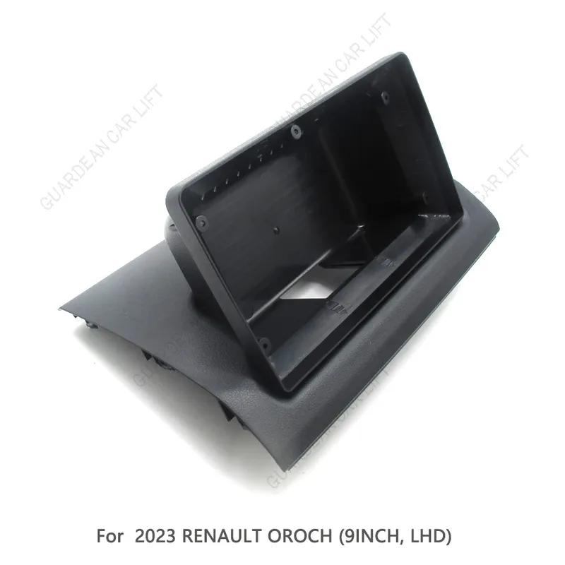 For 2023 RENAULT Duster OROCH (9INCH, LHD) Car Radio Fascias Android Stereo Frame Player 2 Din Head Unit Panel Dash Trim