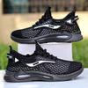 Summer new men's shoes soft sole hollow breathable mesh shoes comfortable mesh sports shoes lightweight men's trendy casual shoes