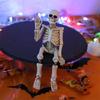 Realistic Waving Skeleton Miniature Figurine Handcrafted Resin Art Ornament Perfect For Halloween Holiday Decors Gift