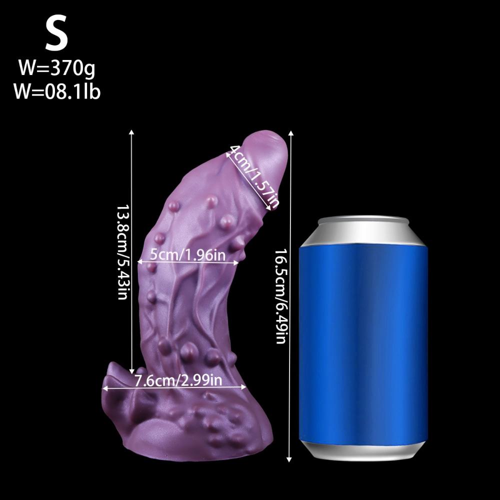 Realistic Alien Design Silicone Dildo - Liquid Silicone Adult Toy for Women, Couples Pleasure, Sensual Intimacy Enhancer