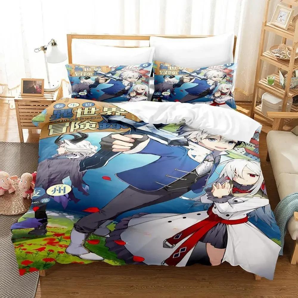 3D Kawaii The Aristocrat's Otherworldly Adventure Bedding Set Cartoon Anime Three-piece Set Adult Kid Bedroom Duvet Cover Sets