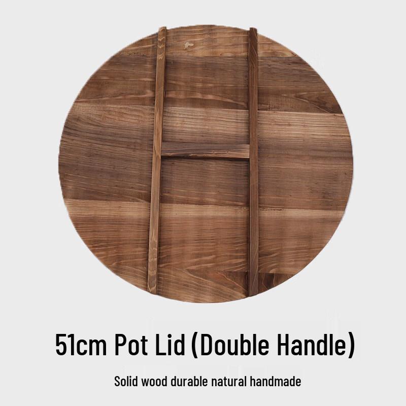 Traditional Solid Fir Wood Pot Lid