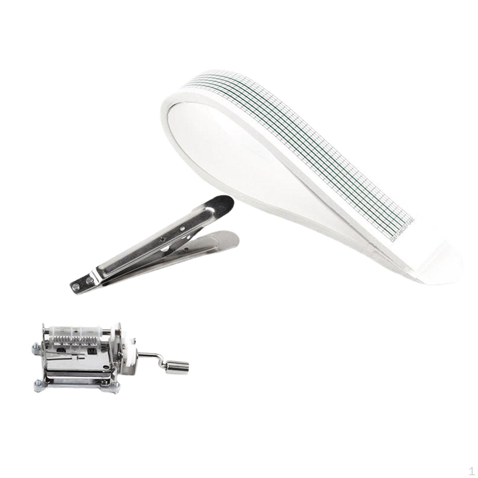 Hand Crank Box Movement with Refill Papers Hole Puncher Make Your Own Song