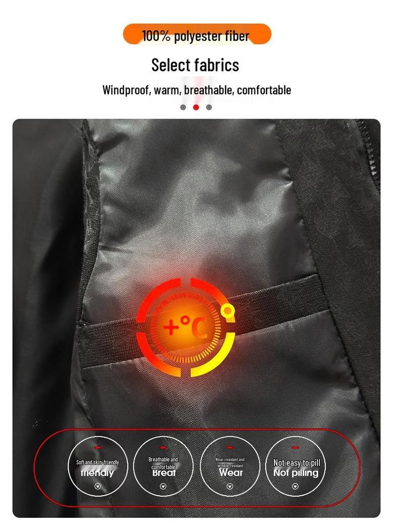 Men's Stand Collar Sleeveless Cotton Vest - 2025 Autumn/Winter Collection