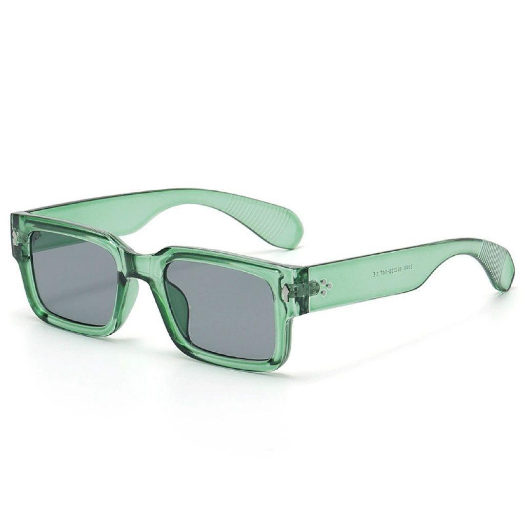 New square frame European and American cross-border sunglasses for men, personalized small frame trendy sunglasses 2346