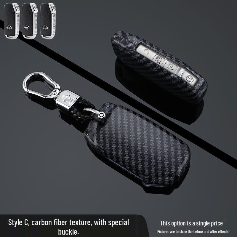 Key Cover for Kia K3, Sportage, K5, K2, Seltos, Niro, KX3, KX5 - Folding Car Shell & Buckle