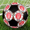 St. Pallone da Calcio a 5 Pauli FC Colorato Cucito a Macchina PVC Misura 5 Pronto per Allenamento di Squadra e Competizione Durevole Rimbalzo Elevato Fantastico Regalo Sportivo