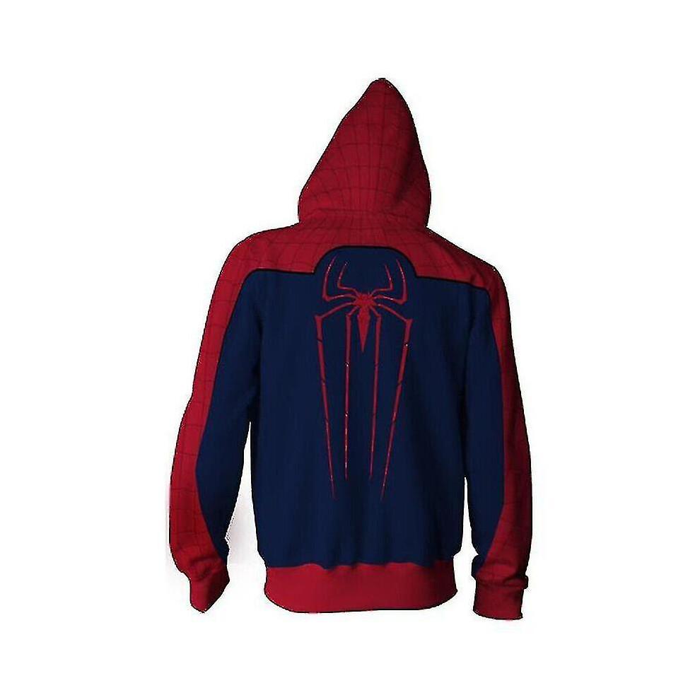 Sudaderas Sudadera Chaqueta Abrigo con Capucha de Araña 3D Impresa para Adultos Cosplay