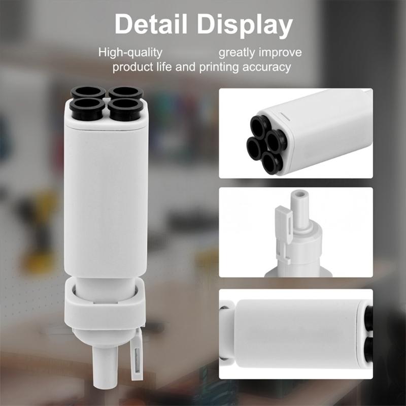 Five Way Component Switching Consumable Five Way Component PTFE Adapter For 3D Printer Easy Installation Maintenance