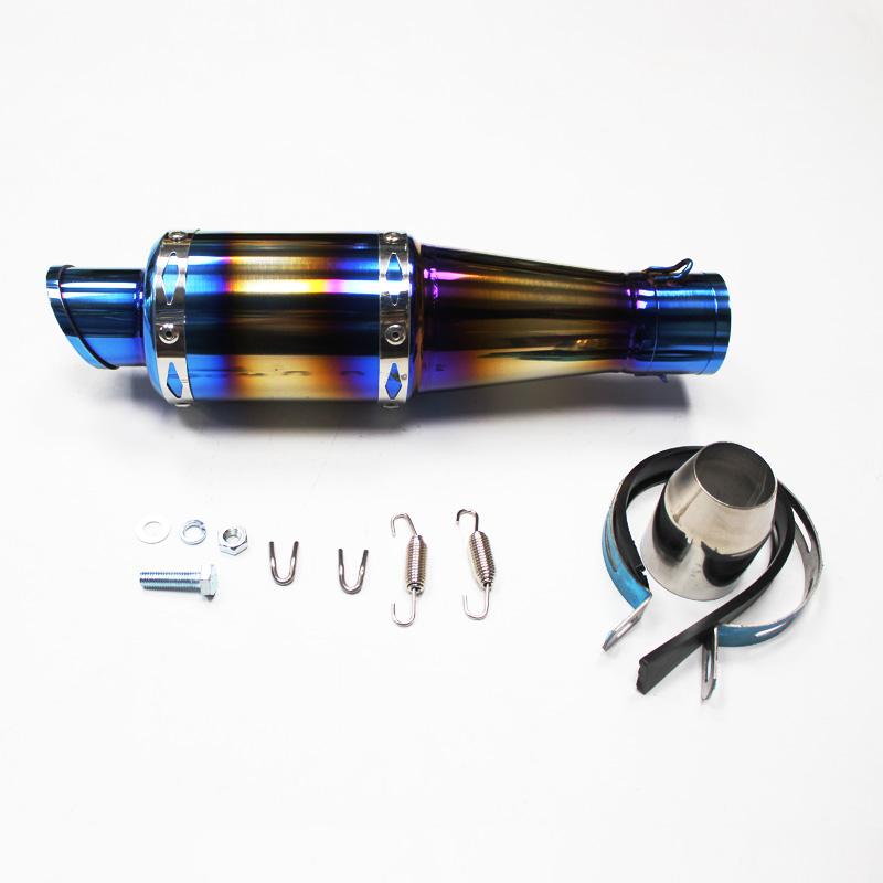 

51 мм универсальный выхлопной патрубок мотоцикла, модифицированный наконечник выхлопной трубы, глушитель выхлопной трубы для мотоцикла, квадроцикла, грязи, уличного велосипеда