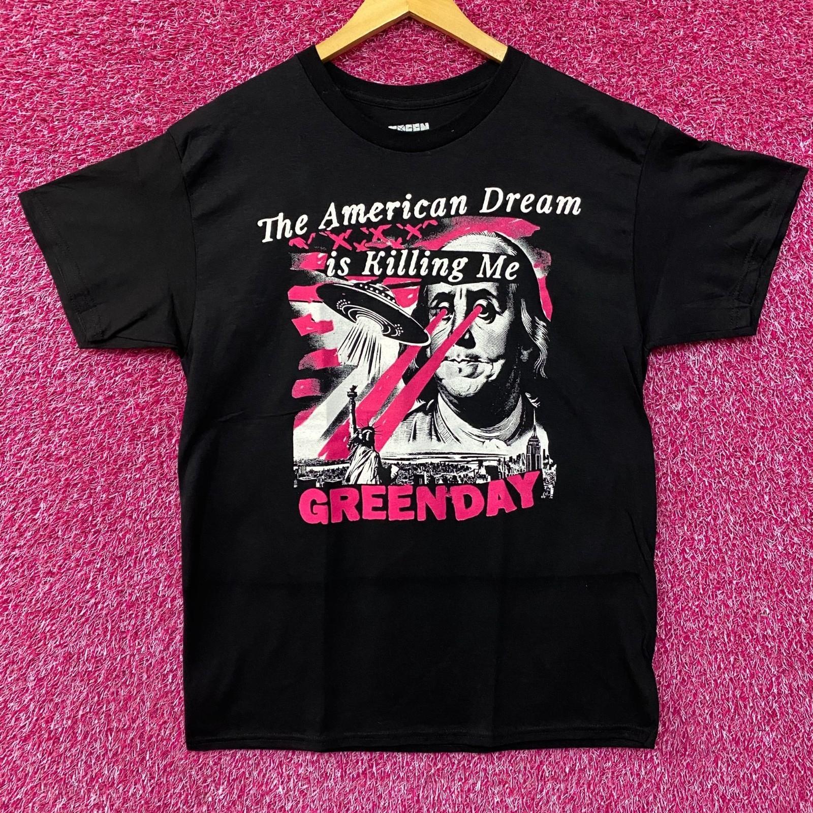 Green Day American Dream Abduction Saviors Album T-Shirt M
