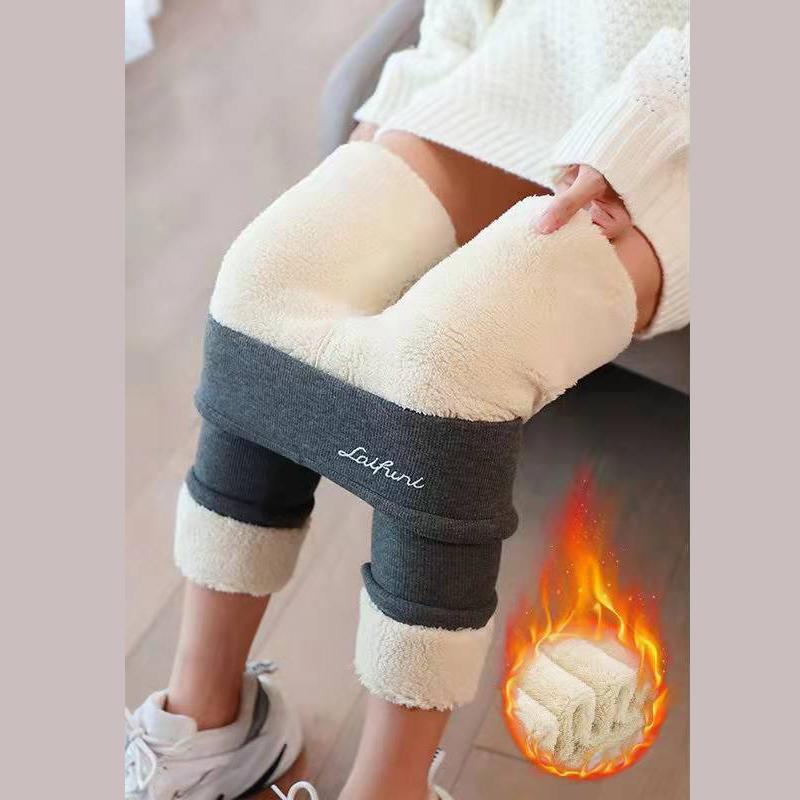 Women Winter Plus Velvet Stretch Legging Warm Thick High Waist Yoga Pants Casual Slim  Versatile Trousers