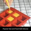 15Cavity Magic Cube Splice Cake Square Brownie Molds Mousse French Dessert Jelly Pudding Soap Candy Pastry Mold Cake for Baking