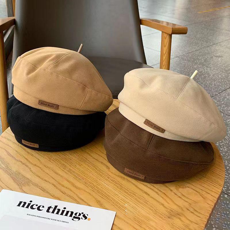 Autumn And Winter New Woolen Fashion British Style Painter Hat Retro Versatile Beret