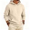 Men's Oversized Drop Shoulder Hoodie with Long Sleeve Pullover for Fall