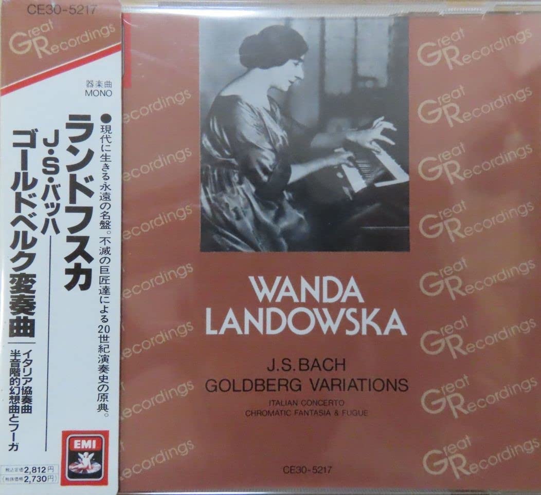 

CD BACH, JOHANN SEBASTIAN BACH - Goldberg Variations Etc.: Landowska CE305217 Japan Classical Used