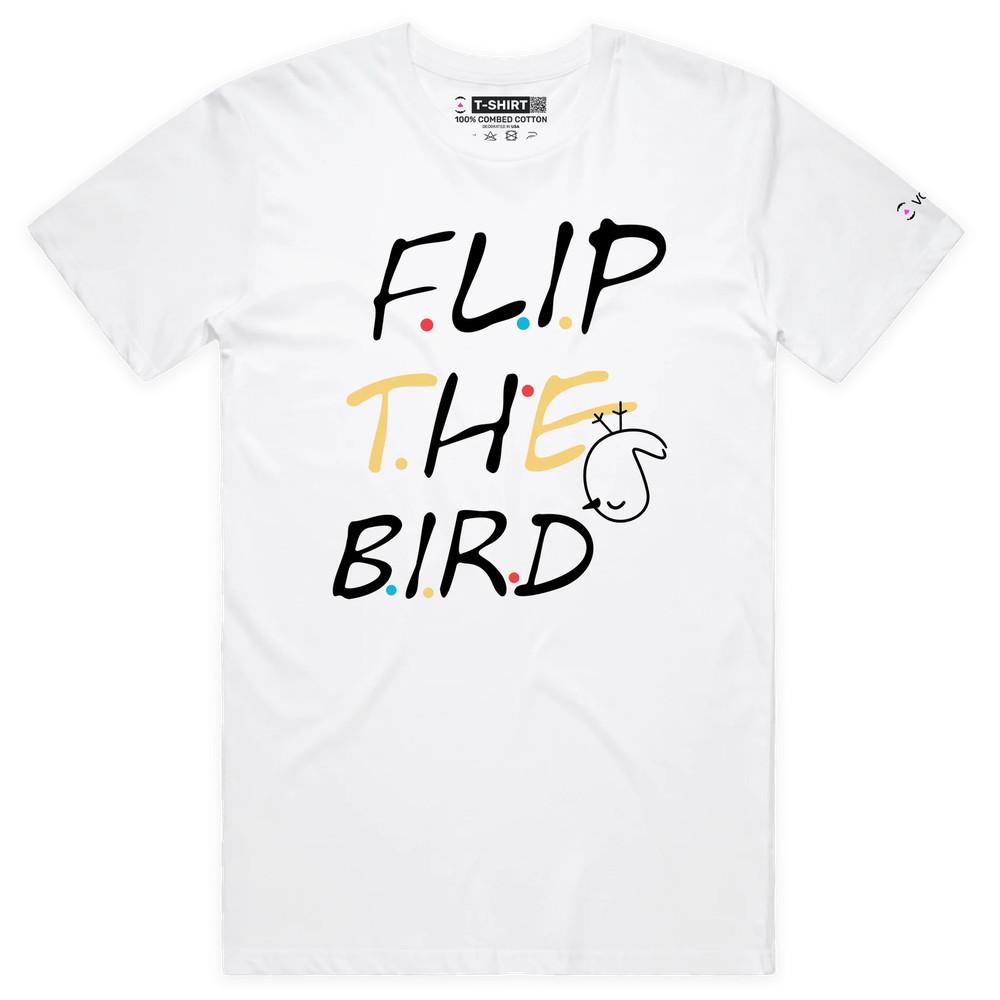 

VOICEART Flip the Bird Funny Animals T-shirt with Premium Quality Graphic Design 3XL