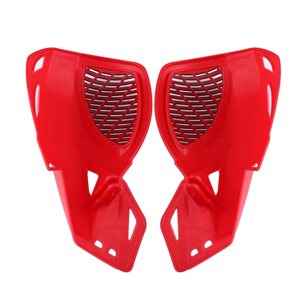 Universal 7 8  Dirt Bike Scooter ATV Motorcycle Brush Bar Hand Guards Handguard Red