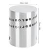  3W RGB LED Wall Light, 24 Key Remote Control Aluminum Alloy Spiral Lamp, with Heat proof LED Beads, for Living Room Bedroom Kitchen Corridor Bar 