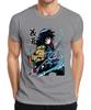 Giyu Tomioka Demon Hunter Waterblade Anime Gift Collector Unisexs Tshirt