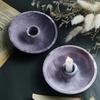 DIY Handmade Round Candle Bowl Insertion Platform Candle Bracket Concrete Ceramic Mold Resin Candlestick Craft Mold