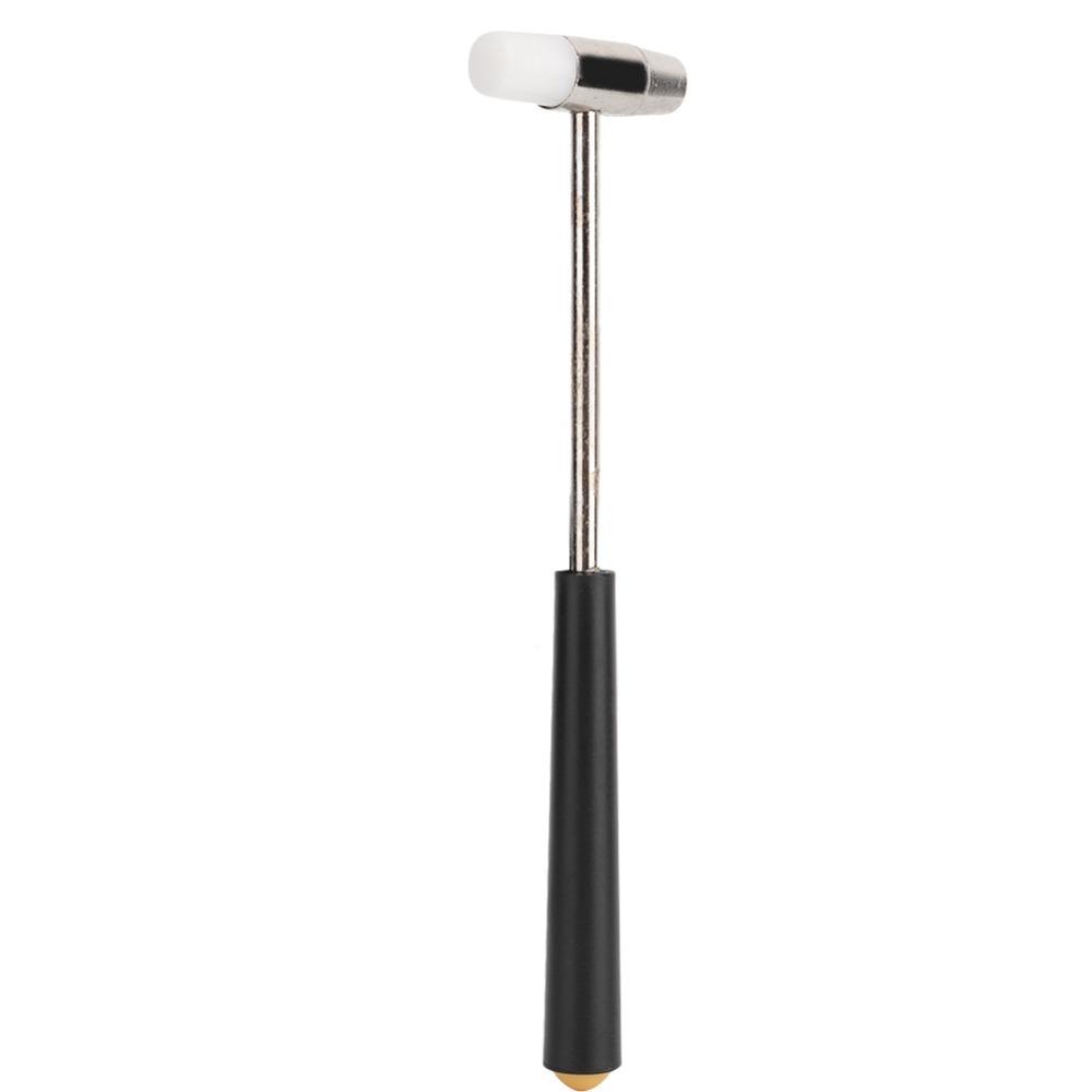 

Black Grip Watch Repair Hammer Metal Head Mini Hammer Double Head Hammer Leather Craft чёрный