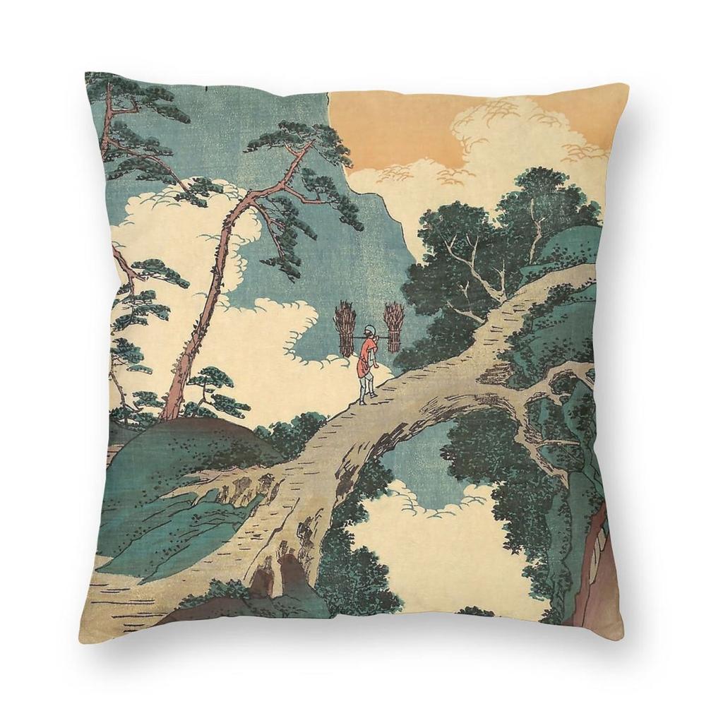 Views Of The Sixtyodd Provinces Square Pillowcase Polyester Linen Velvet Printed Zip Decor Pillow Case Sofa Seater Cushion Case