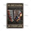 Artisian Native Girl Metal Sign Native American Tin Poster INDIAN Decorative Plate Wall Decor Garage Bar Pub Club Hotel Cafe