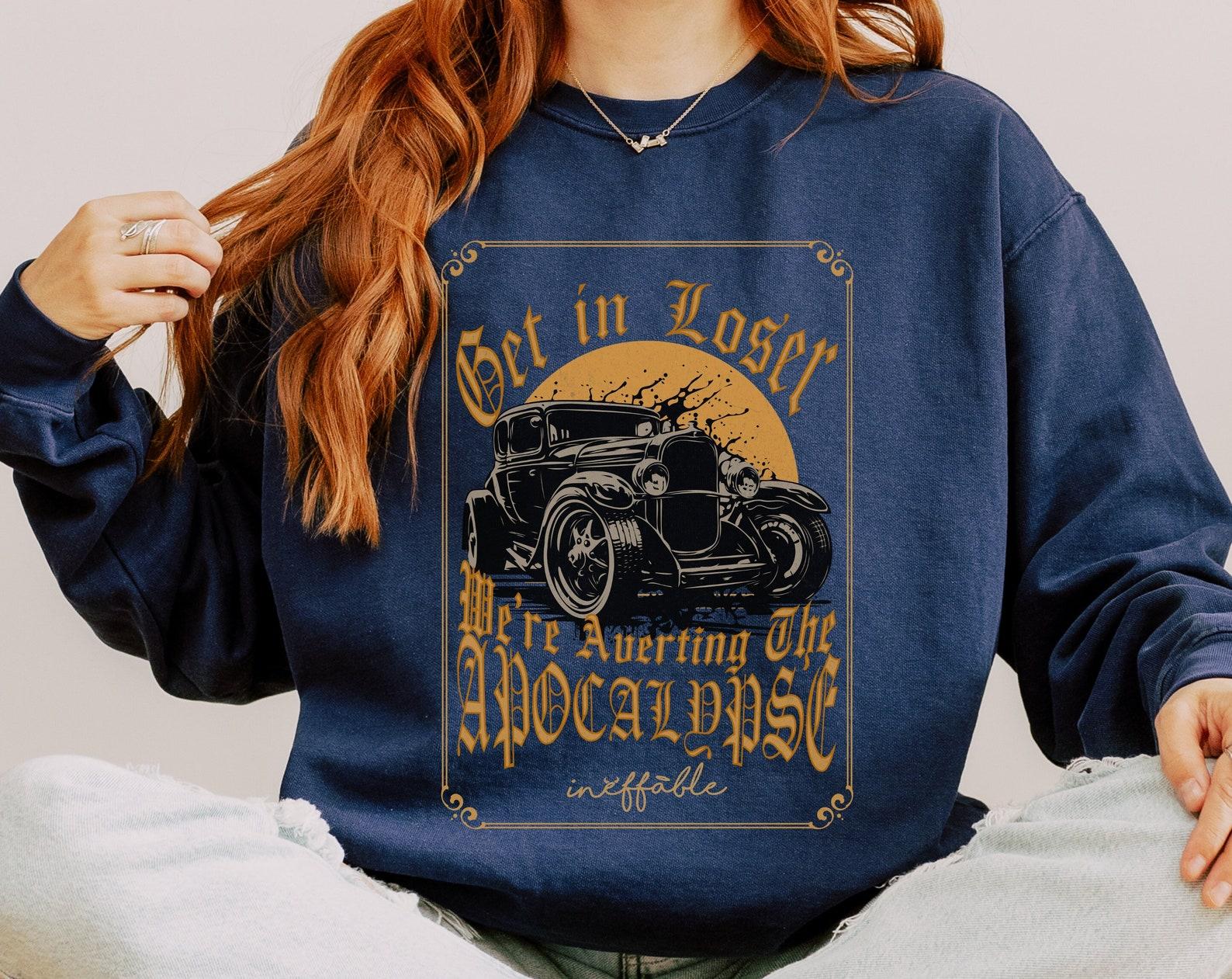 Good Omens Sweater: Crowley s Car, Ineffable Husbands Comfort Colors Jumper 3XL