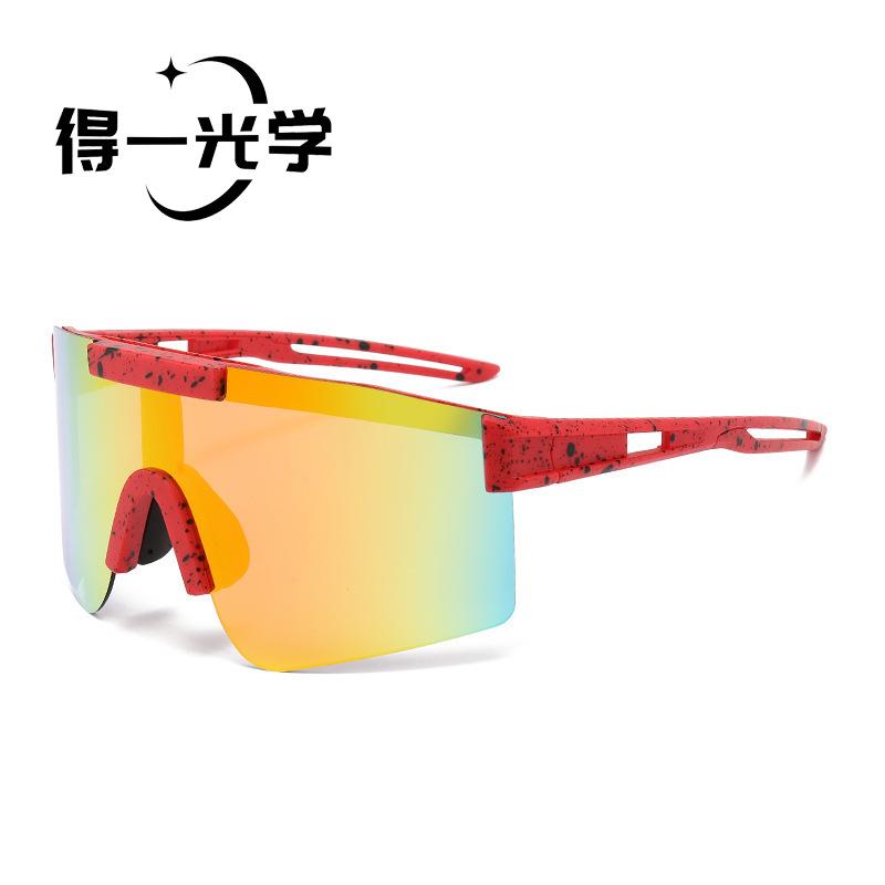 European and American cycling outdoor windproof glasses sports cycling sunglasses colorful sunglasses mountaineering glasses UV protection