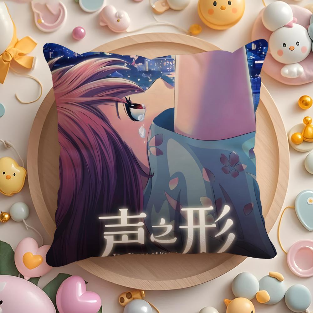 K-koe no K-KatachiS Cushion Cover Home & Car Multi-Scene Pillow Cover - Reversible, Soft & Durable for Daily Use
