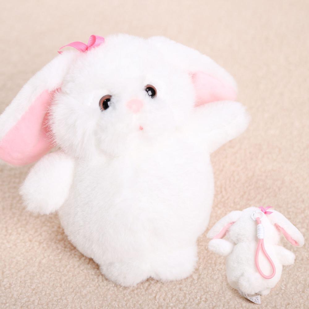 Bear Animal Doll Keychain Rabbit Plush Toys Small Pendant Capybara Plush Keychain  Home Decor