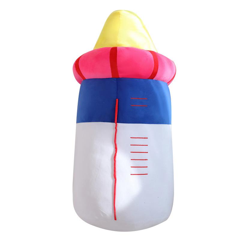 Creative Big Bottle Throw Pillow Plush Toy Doll Bottle Doll Children Accompany Soothing Rag Doll Birthday Gift