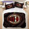 AC Milan Legacy: Glory Bedding (1 dekbedovertrek + 2 kussenslopen, zonder binnenkussen) Dekbedovertrek en kussensloop Beddengoedset Zacht en comfortabel