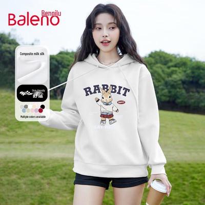 Moletom com Capuz de Seda de Leite Feminino Baleno