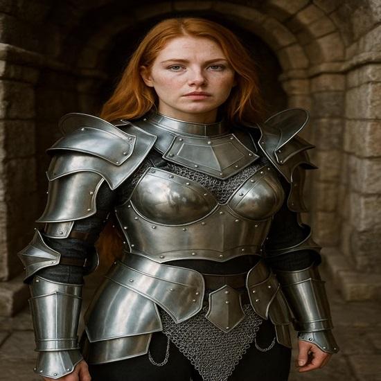 Medieval Lady LARP Armor for Halloween, Renaissance Fair  Cosplay  Women’s Knight Costume  Handmade Fantasy Warrior Outfit Handmade Armor