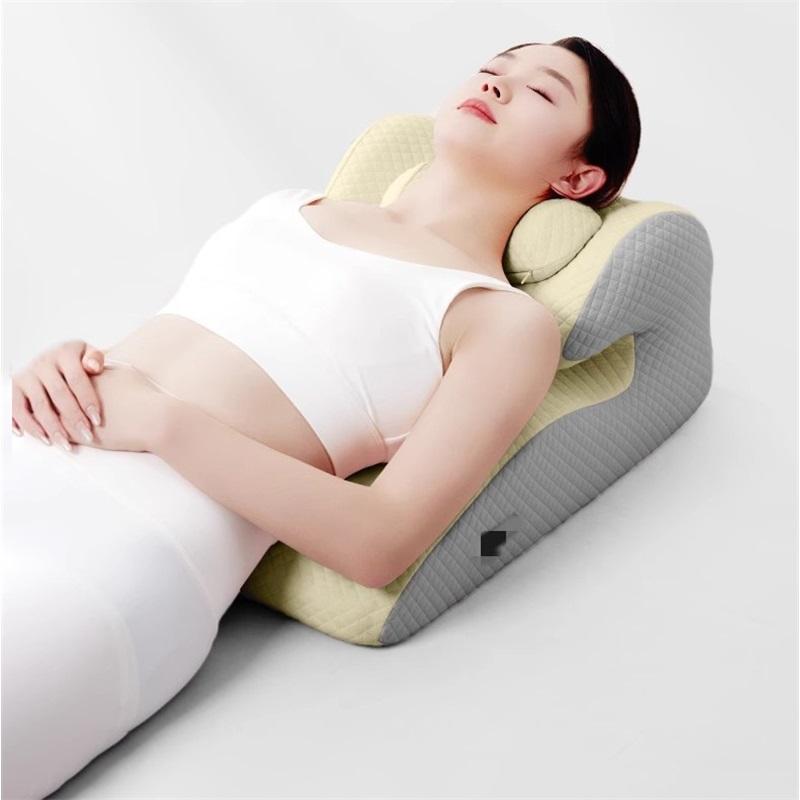 Relax Cush Pillow 2025 New Ergonomic Pillow Supports Posture In Any Position Unique Curved Design Suitable for Massage,Reading