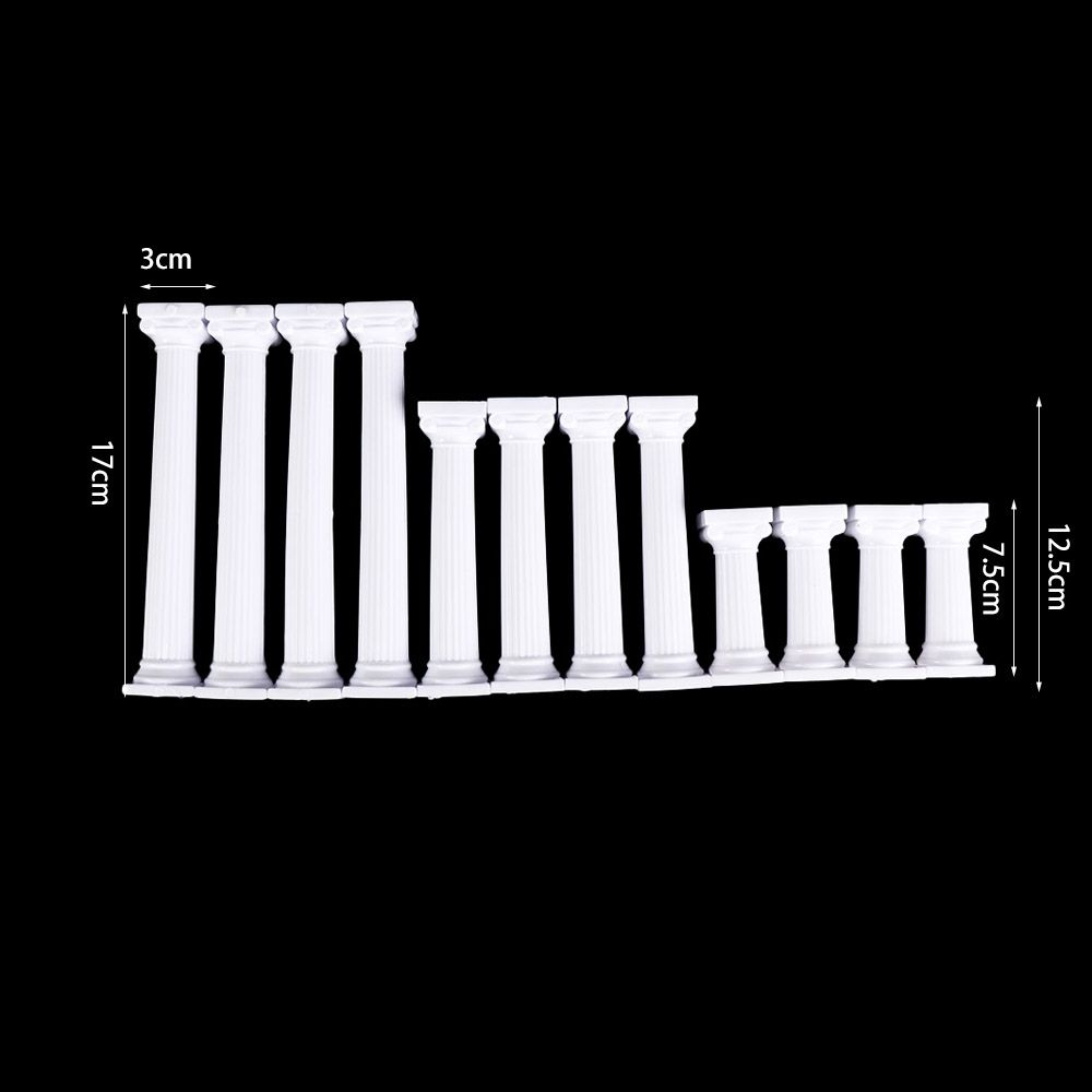 Happy Birthday DIY Multilayer Support Rod Cake Decoration Tiered Stands Roman Column Cakes Separator