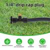 100pcs Garden Watering Sprinkler Nozzles Heavy Type  Rubber Irrigation Connector Fittings With Quickly Connects