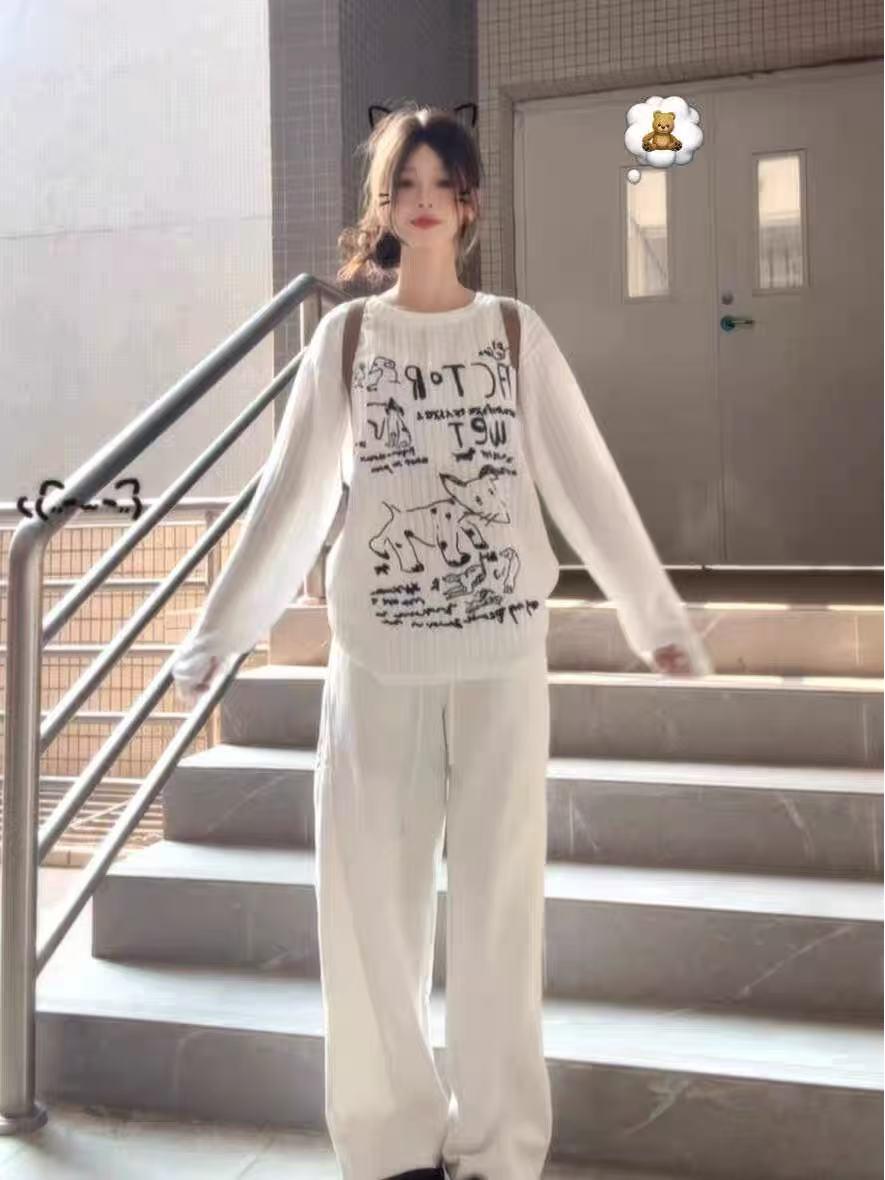 

Женский белый кардиган-футболка с длинным рукавом и защитой от солнца с принтом щенка Medium белый